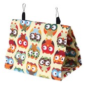 Καμβάς πουλί Τρίγωνο Φωλιά Snuggle Καλύβες Παπαγάλος βιότοπος Σπήλαιο Κρεμαστή σκηνή Αιώρα Πουλί Κρεβάτι ύπνου 3 μεγεθών Τρίγωνο μπορεί να κρεμαστεί