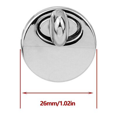 Feronerie rotundă de 2,1 cm din metal pentru închidere rotundă de schimb pentru geanta de mână pentru doamne.