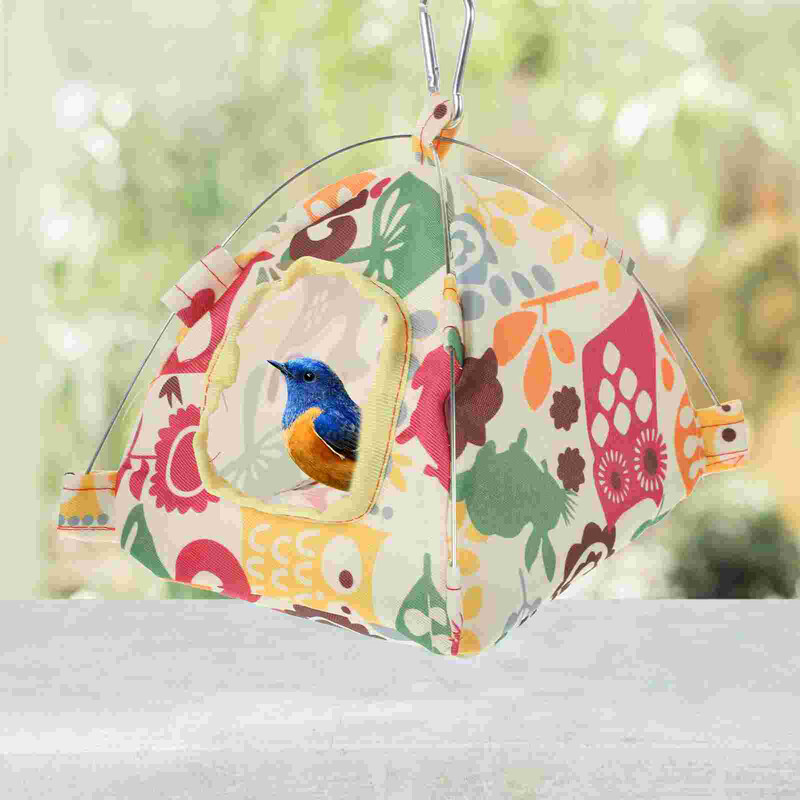 Χειμερινή ζεστή φωλιά Σπίτι Snuggle Bird αιώρα Άνετο κρεβάτι Κλουβί παπαγάλος βελούδινος κρεμασμένος παπαγάλος μικρό κατοικίδιο