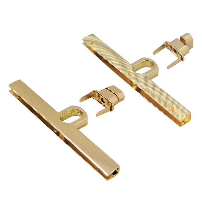 Dlhá 9,5 cm zliatina módna spona na otáčanie a zámky Twist Lock pre dámsku kabelku, remeselnú tašku, náhradnú peňaženku, ručne vyrobenú tašku, hardvér Ac