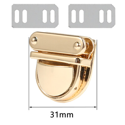 3,1 cm kovová odolná spona, otočný zámok, otočný zámok pre DIY kabelku, dámsku tašku, kabelku, batožinu, hardvér, uzatváranie tašiek, diely a príslušenstvo