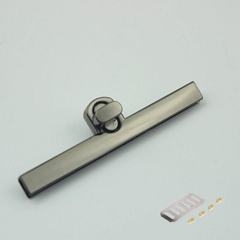 Dlhá 9,8 cm zliatina, módna spona, otočný zámok, otočný zámok pre dámsku kabelku, remeselnú tašku, náhradnú peňaženku, ručne vyrobenú tašku.