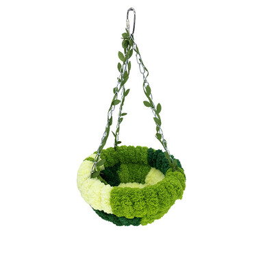 Bird Hammock Κρεμαστό κρεβάτι Άνετο χοντρό κοραλί βελούδο Ζεστό αξεσουάρ φωλιά πουλιών Κούνια για Parrot Lovebird Bird Cages