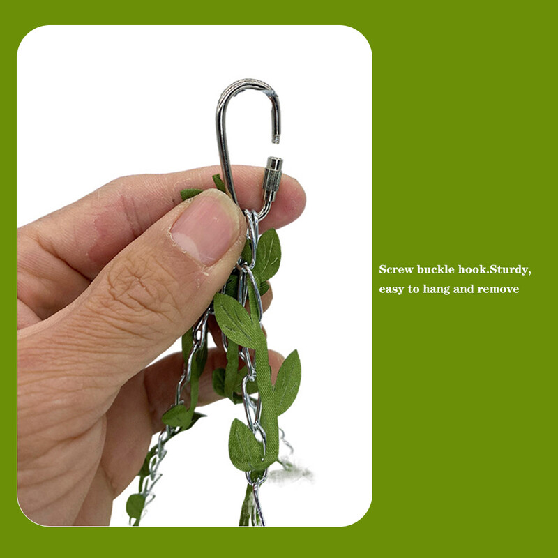 Bird Hammock Κρεμαστό κρεβάτι Άνετο χοντρό κοραλί βελούδο Ζεστό αξεσουάρ φωλιά πουλιών Κούνια για Parrot Lovebird Bird Cages