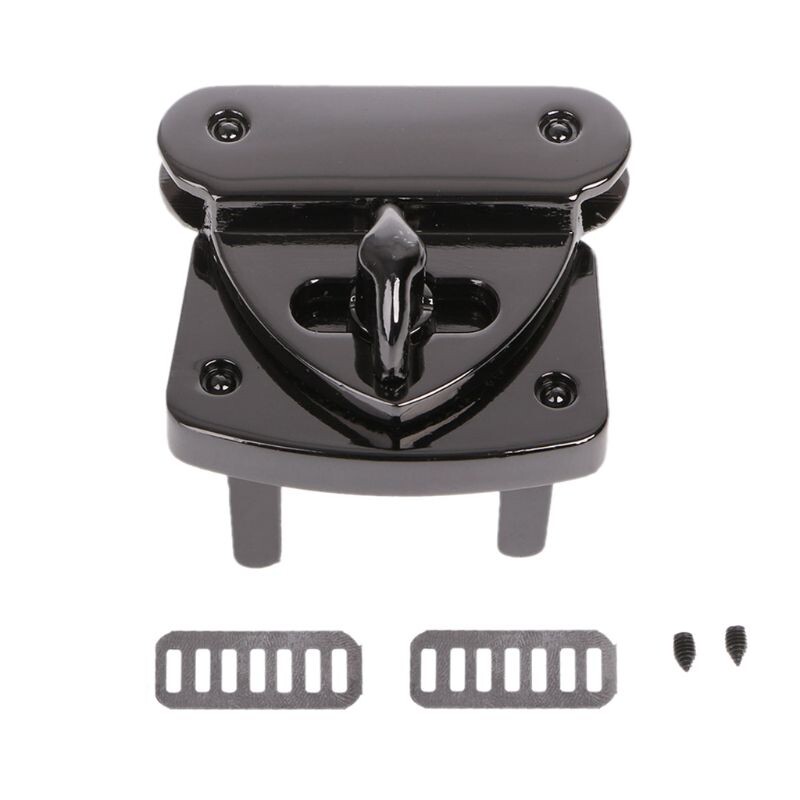 Νέο μεταλλικό κούμπωμα Turn Lock Twist Locks DIY δερμάτινη τσάντα χειρός Αξεσουάρ υλικού
