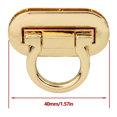 3CM 4CM Nová kovová spona Otočný zámok Twist Lock pre DIY kabelku Remeselnú tašku Kabelka Hardware Fold Stuck Príslušenstvo