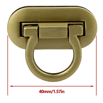 3CM 4CM Nová kovová spona Otočný zámok Twist Lock pre DIY kabelku Remeselnú tašku Kabelka Hardware Fold Stuck Príslušenstvo