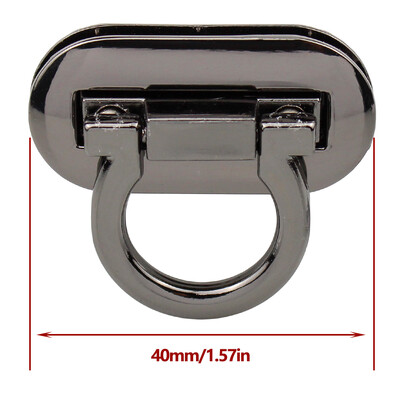 3CM 4CM Nová kovová spona Otočný zámok Twist Lock pre DIY kabelku Remeselnú tašku Kabelka Hardware Fold Stuck Príslušenstvo