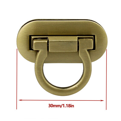 3CM 4CM Nová kovová spona Otočný zámok Twist Lock pre DIY kabelku Remeselnú tašku Kabelka Hardware Fold Stuck Príslušenstvo