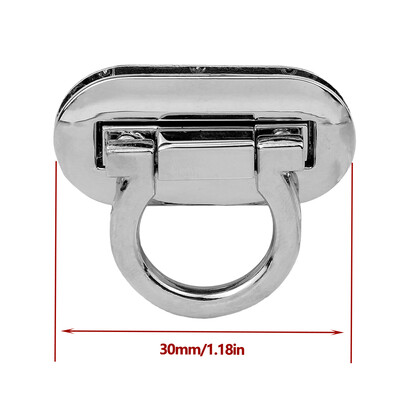 3CM 4CM Nová kovová spona Otočný zámok Twist Lock pre DIY kabelku Remeselnú tašku Kabelka Hardware Fold Stuck Príslušenstvo