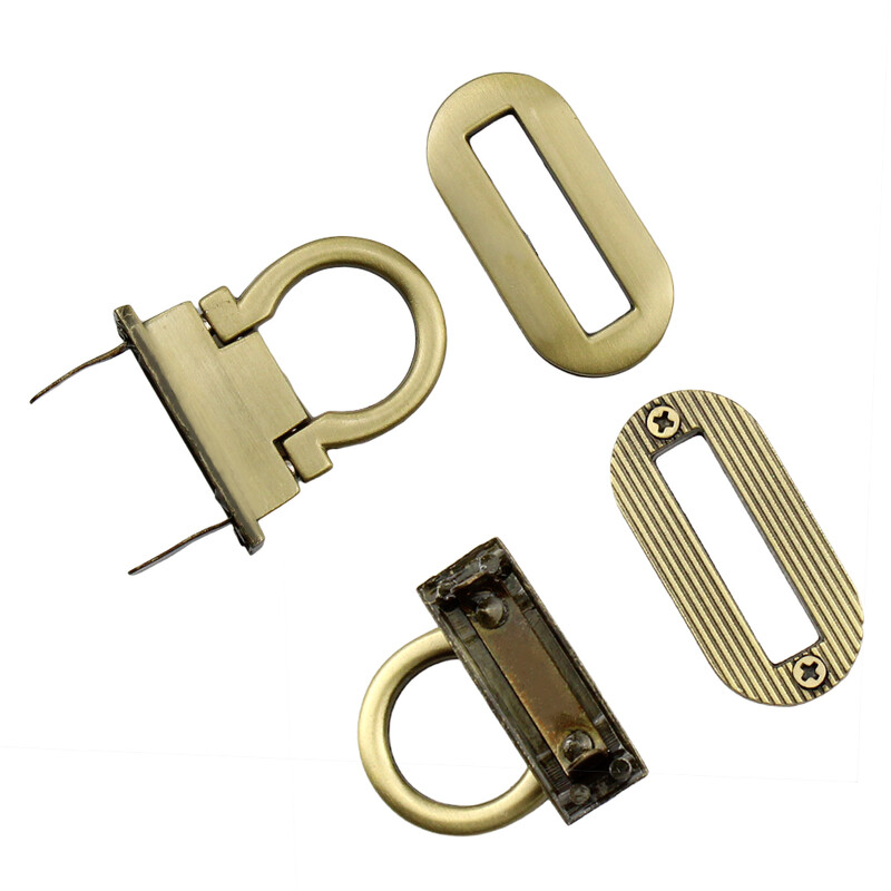 3CM 4CM Nová kovová spona Otočný zámok Twist Lock pre DIY kabelku Remeselnú tašku Kabelka Hardware Fold Stuck Príslušenstvo