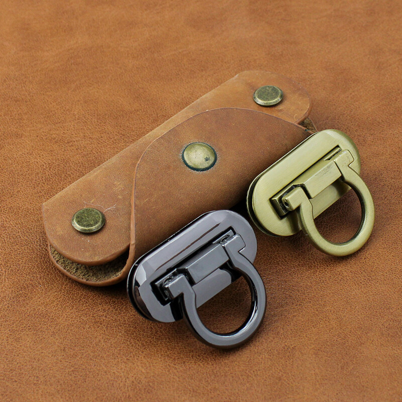 3CM 4CM Nová kovová spona Otočný zámok Twist Lock pre DIY kabelku Remeselnú tašku Kabelka Hardware Fold Stuck Príslušenstvo