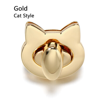 Metalinis krepšys, pasukamas užraktas, skirtas „pasidaryk pats“ dekorui, odai amatai, mielos katės/paukščių užsegimo spynos Rankinės Pečių krepšiai Aparatūros puošybos priedai