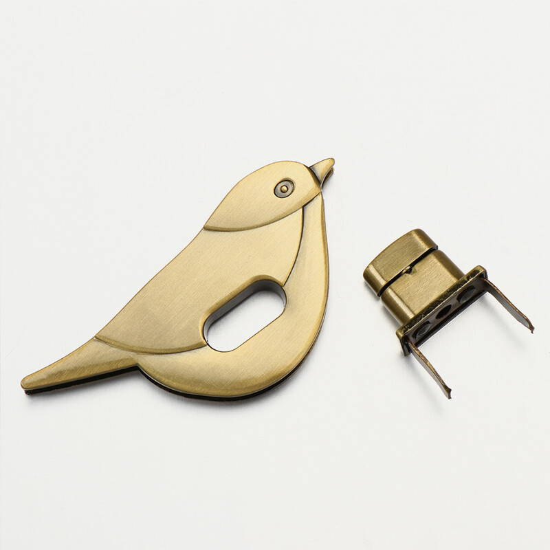 Metalinis krepšys, pasukamas užraktas, skirtas „pasidaryk pats“ dekorui, odai amatai, mielos katės/paukščių užsegimo spynos Rankinės Pečių krepšiai Aparatūros puošybos priedai