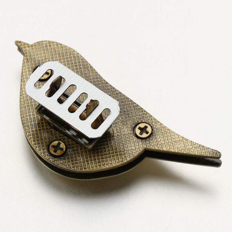 Metalinis krepšys, pasukamas užraktas, skirtas „pasidaryk pats“ dekorui, odai amatai, mielos katės/paukščių užsegimo spynos Rankinės Pečių krepšiai Aparatūros puošybos priedai