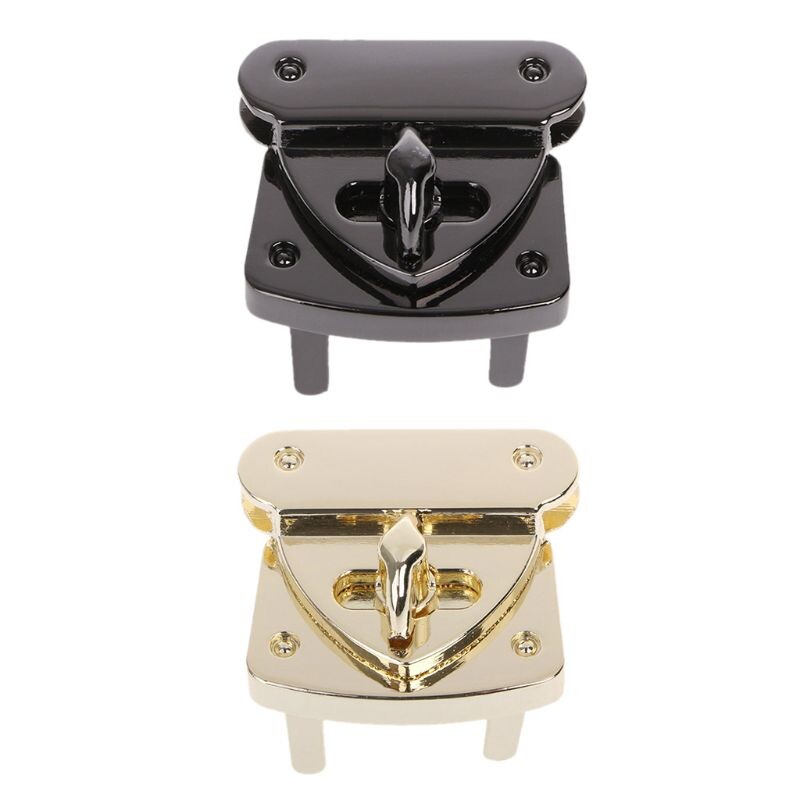 Închizătoare de metal nouă închidere rotativă încuietori răsucitori bricolaj geantă din piele accesorii hardware