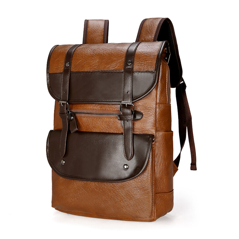 Pánsky batoh, kožený batoh, veľký ruksak, 16,5-palcový batoh na notebook, mužské mochilas, retro školská taška pre tínedžerov a chlapcov, cestovná taška