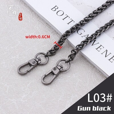 Верига за чанта Единична покупка Аксесоари за верига Единична чанта презрамка Верига за презрамка Резервен колан за женска метална каишка за чанта Злато