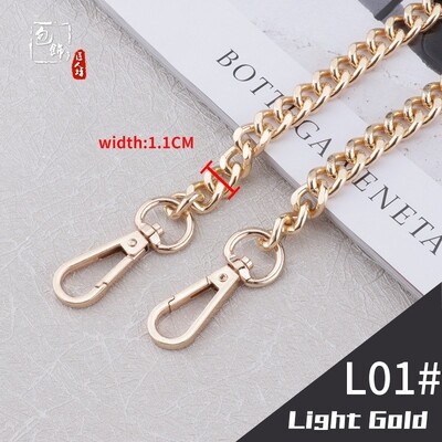Верига за чанта Единична покупка Аксесоари за верига Единична чанта презрамка Верига за презрамка Резервен колан за женска метална каишка за чанта Злато