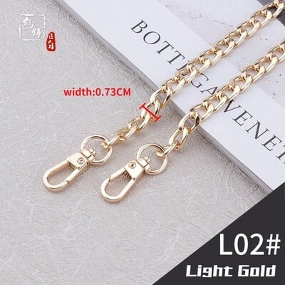 Верига за чанта Единична покупка Аксесоари за верига Единична чанта презрамка Верига за презрамка Резервен колан за женска метална каишка за чанта Злато