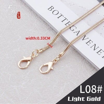 Верига за чанта Единична покупка Аксесоари за верига Единична чанта презрамка Верига за презрамка Резервен колан за женска метална каишка за чанта Злато