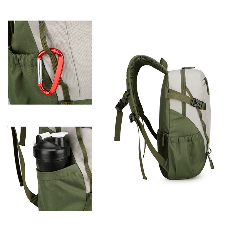 Rucsac VC de culoare contrastantă pentru drumeții pentru călătorii în aer liber Rucsac pentru bărbați, rezistent la apă, ușor, versatil zilnic, unisex