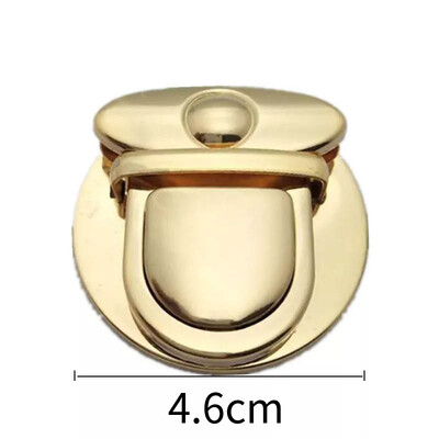 Válltáska Turn Twist Lock Fém csatos táska Tartozékok Kézitáska Kapcsos Csattok Barkácszáras Zár pénztárcákhoz