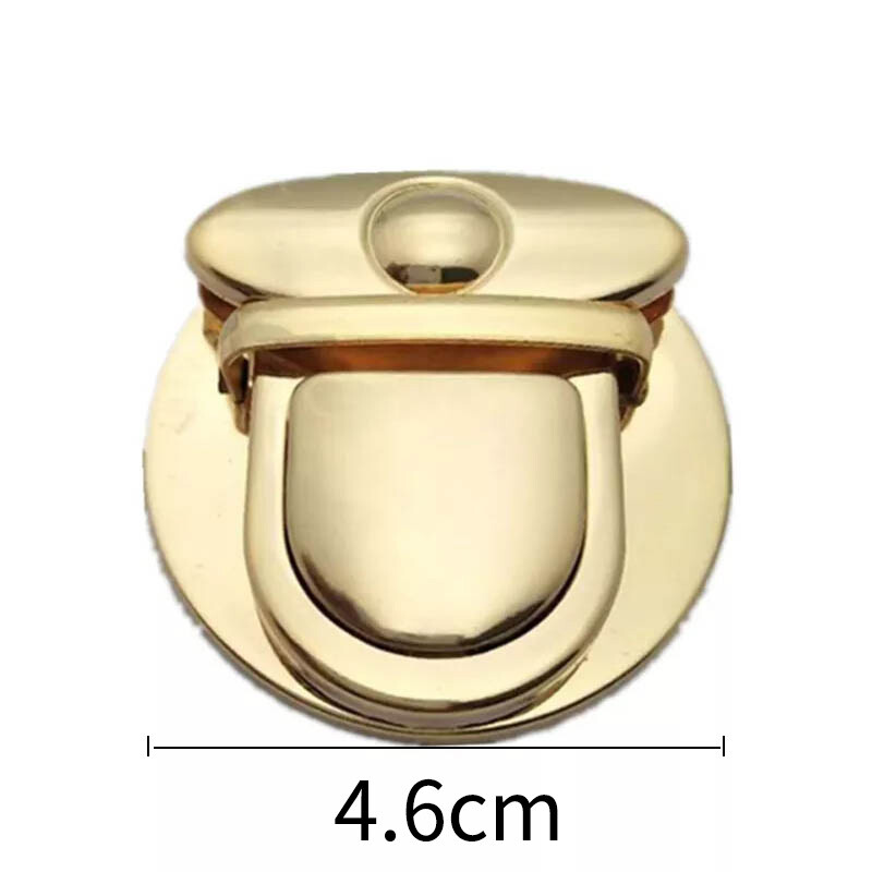 Válltáska Turn Twist Lock Fém csatos táska Tartozékok Kézitáska Kapcsos Csattok Barkácszáras Zár pénztárcákhoz