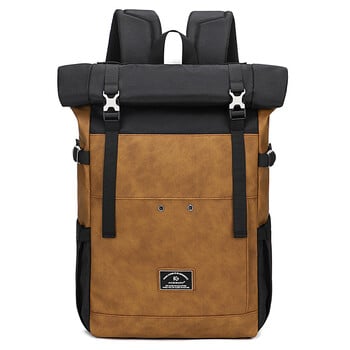 Rolltop Αδιάβροχο σακίδιο τσάντα ταξιδιού Laptop Backpack Ανδρικό Σακίδιο πλάτης Αποσκευές Τσάντες ώμου Roll Cover Men Mochila Bagpack