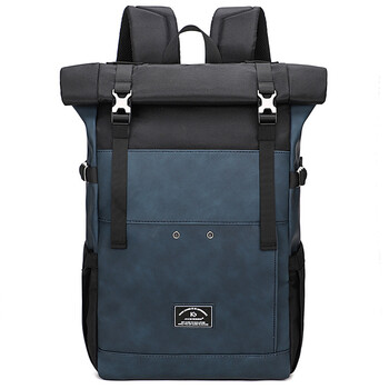 Rolltop Αδιάβροχο σακίδιο τσάντα ταξιδιού Laptop Backpack Ανδρικό Σακίδιο πλάτης Αποσκευές Τσάντες ώμου Roll Cover Men Mochila Bagpack