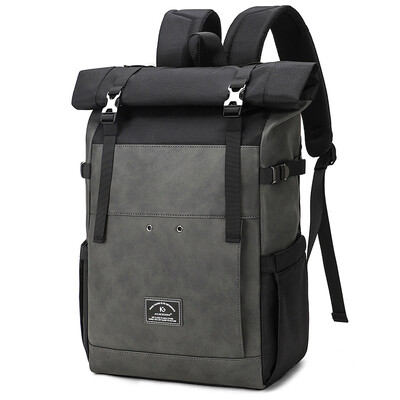 Rolltop ūdensnecaurlaidīga mugursoma ceļojumu soma klēpjdatoru mugursoma vīriešiem mugursoma Bagāžas plecu somas Roll Cover vīriešu Mochila soma