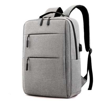 Batoh na notebook pre mužov, kanceláriu, prácu, ženy, batoh na prácu, proti krádeži, unisex, čierny, tenký, ľahký, s externým nabíjaním cez USB