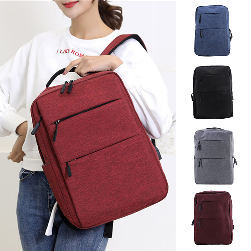 Batoh na notebook pre mužov, kanceláriu, prácu, ženy, batoh na prácu, proti krádeži, unisex, čierny, tenký, ľahký, s externým nabíjaním cez USB