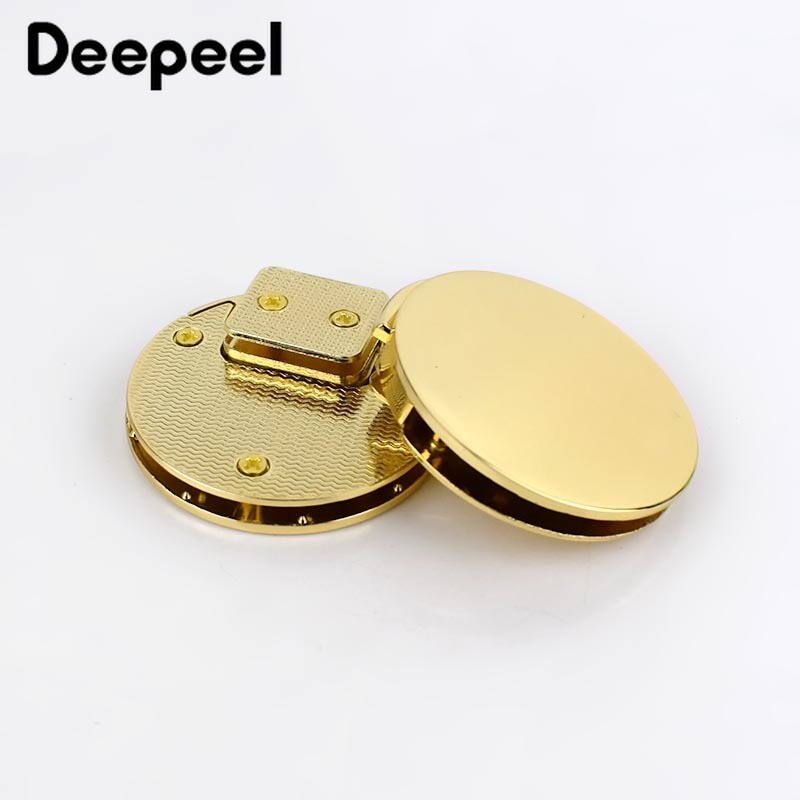 1/2 bucăți geantă pentru femei cu cataramă metalică geantă de mână Twist Turn Lock Snap Genți Închidere cu închidere Încuietori invizibile Accesorii hardware pentru artizanat