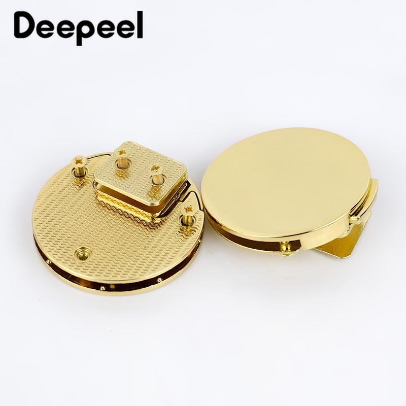 1/2 bucăți geantă pentru femei cu cataramă metalică geantă de mână Twist Turn Lock Snap Genți Închidere cu închidere Încuietori invizibile Accesorii hardware pentru artizanat