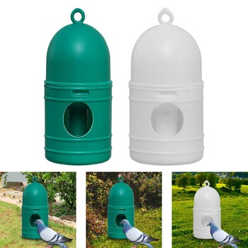 Parrot Water Dispenser Breeding with Handle Bowls 1L Pigeon Drinker Drinking Cup for Ducks Coop Chicks Poultry Supplies Cage