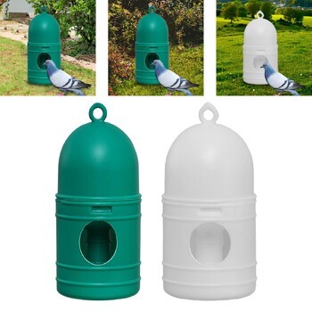 Parrot Water Dispenser Breeding with Handle Bowls 1L Pigeon Drinker Drinking Cup for Ducks Coop Chicks Poultry Supplies Cage