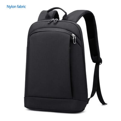 Ultratenký batoh na notebook 15,6 palcov, obchodná pánska taška, dámske batohy, jednofarebný unisex batoh, tenký batoh, batoh, taška