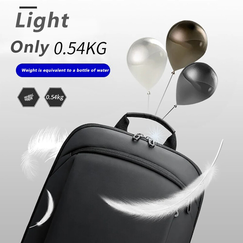 Ultratenký batoh na notebook 15,6 palcov, obchodná pánska taška, dámske batohy, jednofarebný unisex batoh, tenký batoh, batoh, taška