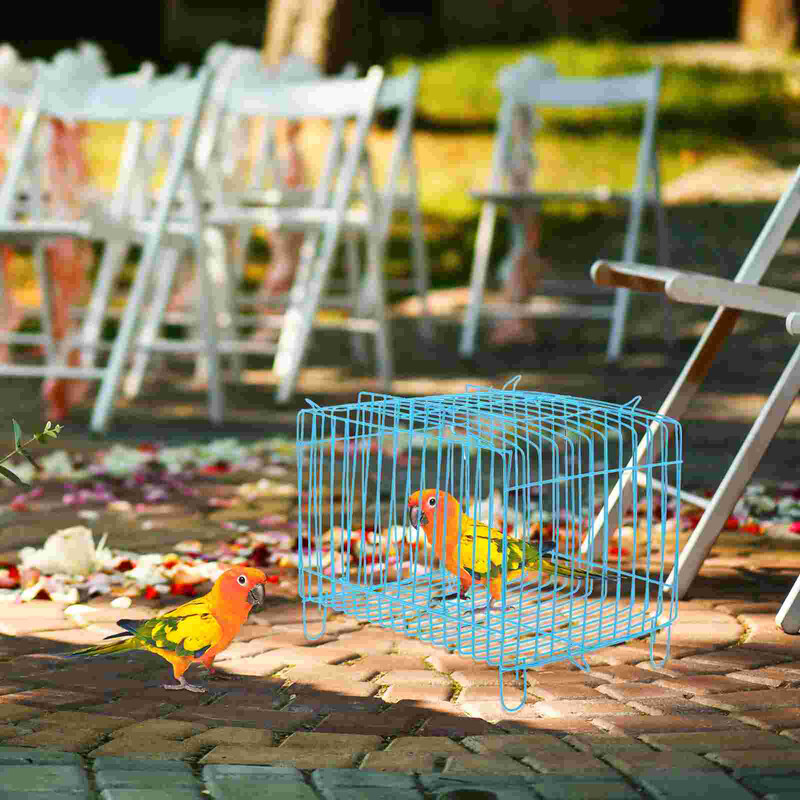 Κλουβί πουλιών Μεταλλικό Κλουβί πουλιών Κλουβί παπαγάλου Κλουβί πουλιών Μικροί παπαγάλοι παπαγάλοι φορητό κλουβί Κλουβί για κατοικίδια