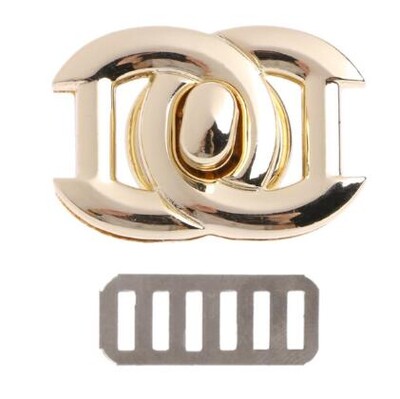 Închizătoare de metal fierbinte nouă, blocare rotativă, încuietori rotativi pentru geantă de mână bricolaj, geantă artizanală, feronerie, pungă, accesorii pentru instrumente de înaltă calitate