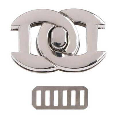 Închizătoare de metal fierbinte nouă, blocare rotativă, încuietori rotativi pentru geantă de mână bricolaj, geantă artizanală, feronerie, pungă, accesorii pentru instrumente de înaltă calitate