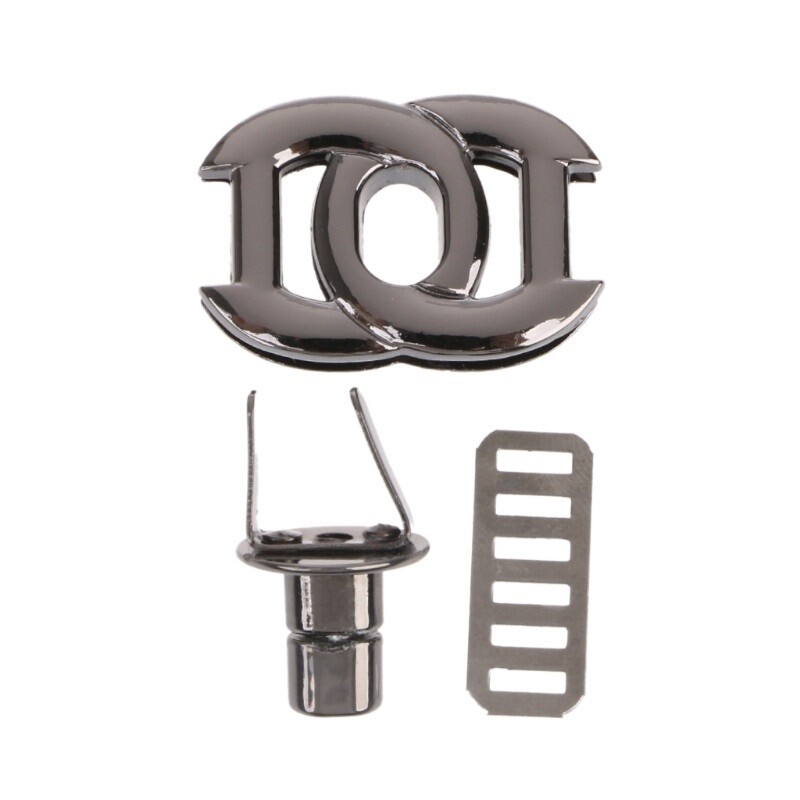 Închizătoare de metal fierbinte nouă, blocare rotativă, încuietori rotativi pentru geantă de mână bricolaj, geantă artizanală, feronerie, pungă, accesorii pentru instrumente de înaltă calitate