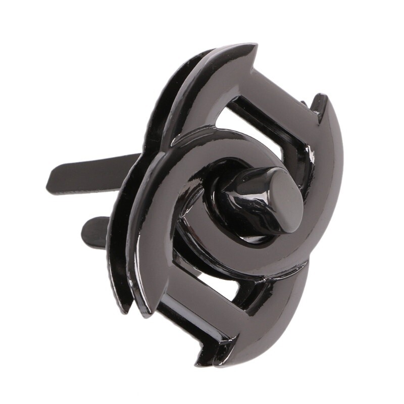 Închizătoare de metal fierbinte nouă, blocare rotativă, încuietori rotativi pentru geantă de mână bricolaj, geantă artizanală, feronerie, pungă, accesorii pentru instrumente de înaltă calitate