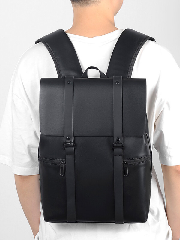 Férfi hátizsák hátizsák Napizsák táska diáktáska PU bőr laptop Camputer Travel Business Férfi iskolai könyves táskák hátizsák