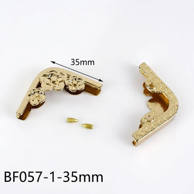 4/10 db 25/35/40/45/54 mm kézitáska élvédő kampó csatok Táska sarok dekor fém kapcsok barkácsolás csomagtartó hardver kiegészítők