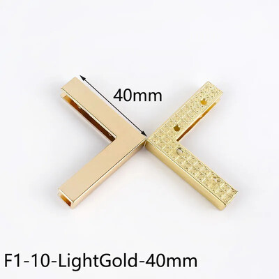 4/10 db 25/35/40/45/54 mm kézitáska élvédő kampó csatok Táska sarok dekor fém kapcsok barkácsolás csomagtartó hardver kiegészítők