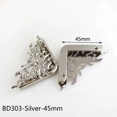 4/10 db 25/35/40/45/54 mm kézitáska élvédő kampó csatok Táska sarok dekor fém kapcsok barkácsolás csomagtartó hardver kiegészítők