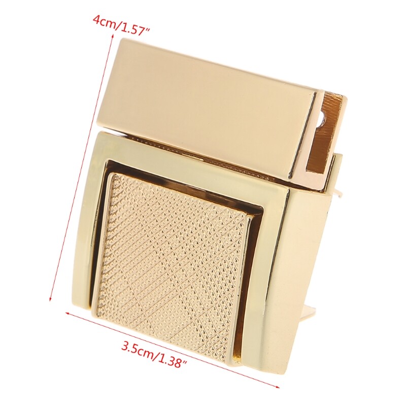 THINKTHENDO Nauja S/L Sagtis Twist Lock Aparatūra Krepšiui Priedai Forma Rankinė DIY Turn Spynos Krepšiai Užsegimas Mada