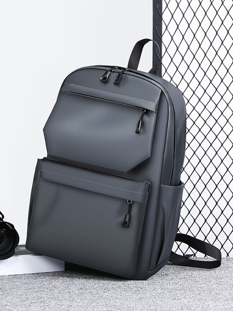 Geantă de umăr simplă, impermeabilă, de modă, birou de afaceri, navetă, școală, rucsacuri multifuncționale pentru computer de capacitate mare
